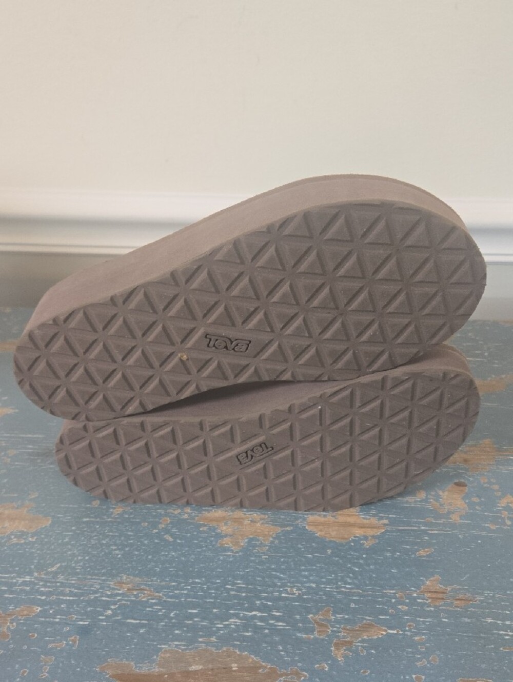 Teva Women's Metallic Bronze Platform Sandals - Picture 6 of 6
